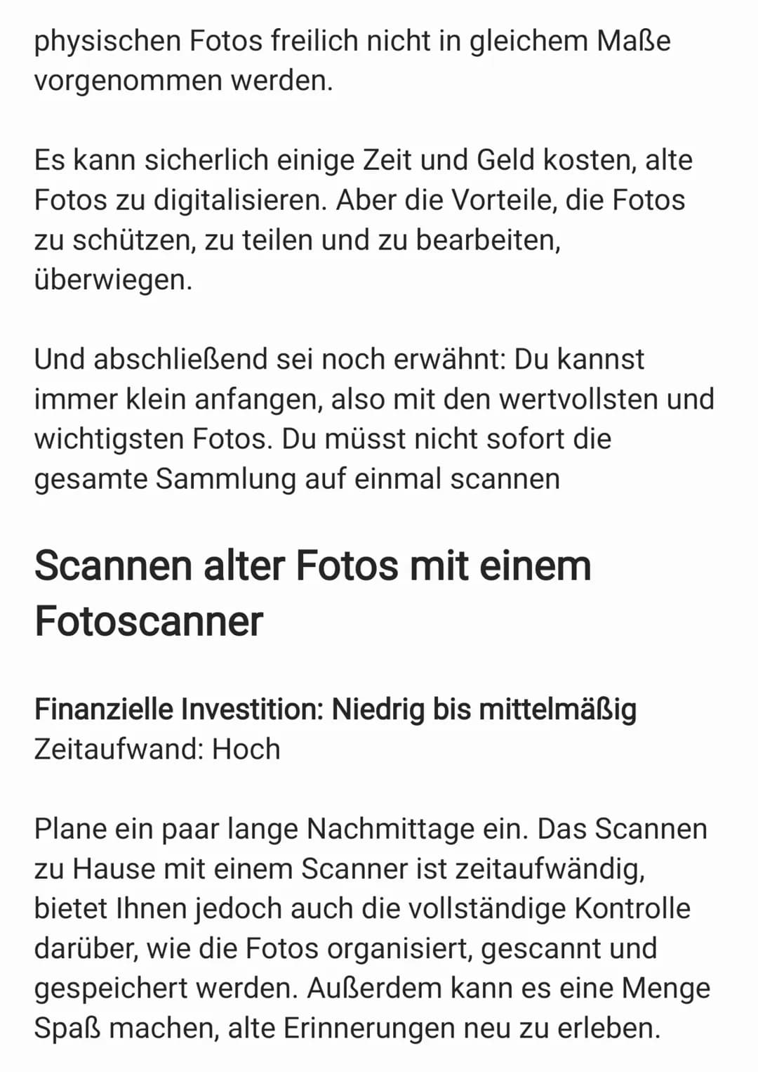 So scannt und digitalisiert man
heute alte Fotos
Möchtest du deine alten Fotos digitalisieren? Es gibt
verschiedene Methoden, alte Fotos in 