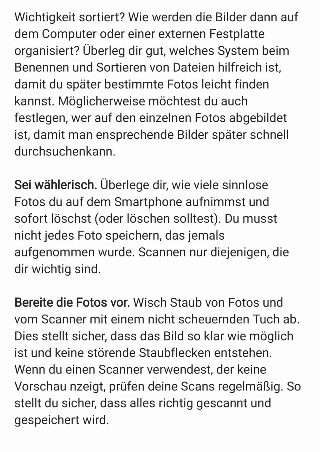 So scannt und digitalisiert man
heute alte Fotos
Möchtest du deine alten Fotos digitalisieren? Es gibt
verschiedene Methoden, alte Fotos in 
