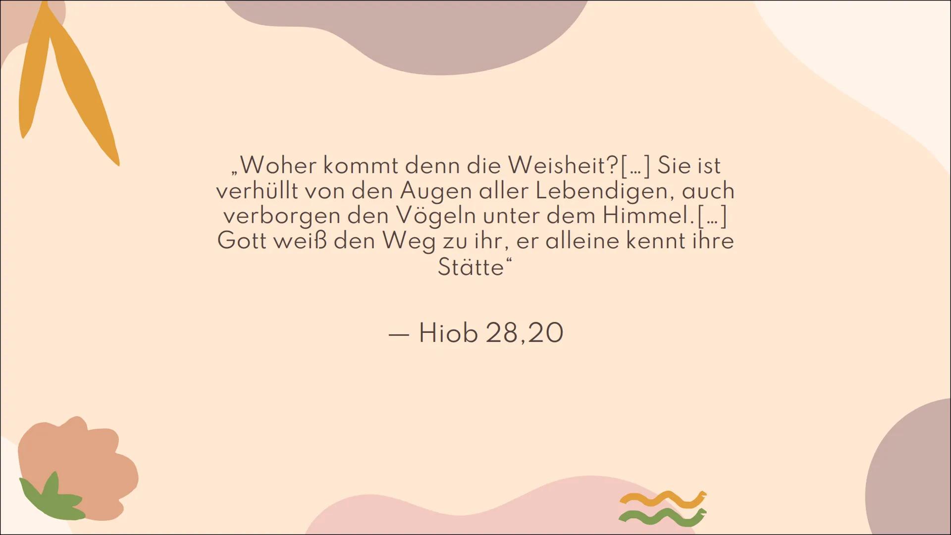 6060
Das Buch
Hiob
098909
000000 Allgemeines zum Buch
Entstehung
01 Hintergründe
Verordnung
Gliederung
Aufbau & Handlung
02 Prolog
Hauptteil