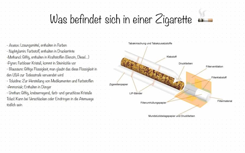 Die Zigarette Die Geschichte der Zigarette
- Die Zigarette wurde ca. Mitte des 6. Jahrhunderts
nach Spanien gebracht.
- In England wurde Tab