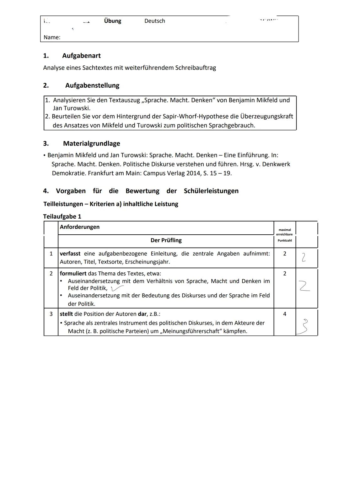 # Ablauf Sachtextanalyse

Einleitung:
Was wäre, wenn wir keine Sprache hätten, könnten wir dann denken oder ist das denken ohne unmöglich? D