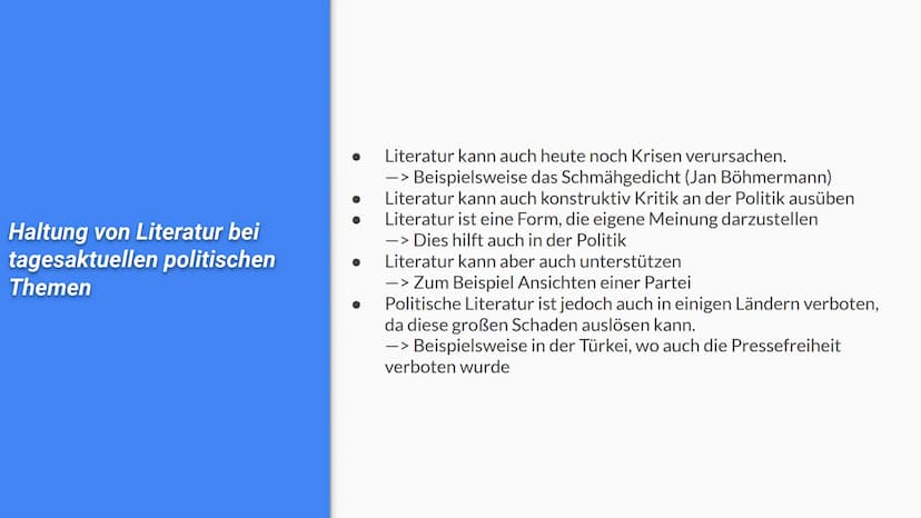 LYRIK DER DDR
Alea, Dana, Johanna, Erik INHALTSVERZEICHNIS
1.
2.
3.
4.
5.
6.
Allgemein geschichtlicher/politischer Hintergrund
Weltbild bzw.