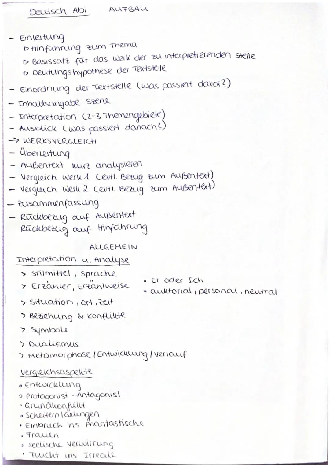 Deutsch Abi AUFBAU

- Einleitung
  ▷ Hinführung zum Thema
  ▷ Basissatz für das werk der zu interpretierenden stelle
  ▷ Deutungs hypothese 