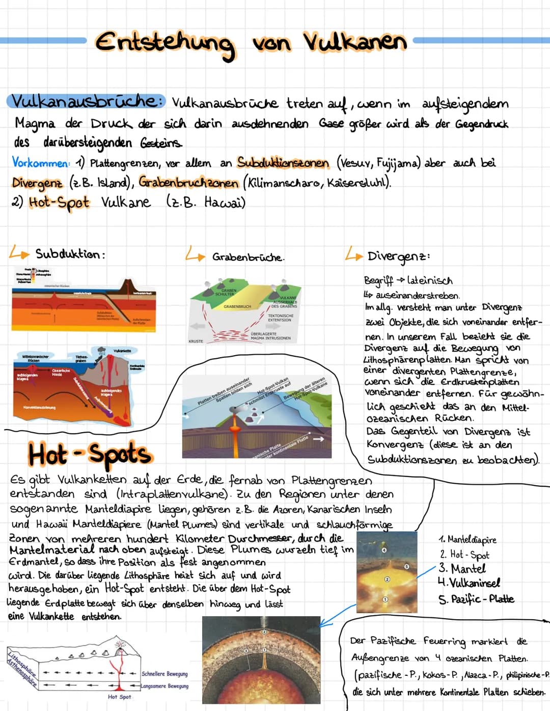 Schicht vulkan
Lava zāh, 900°C
Kieselsäure reich
Hauptkrater
Vulkanismus
An
Aufbau des Schicht vulkans:
Ein Schichtvulkan besteht
aus einzel