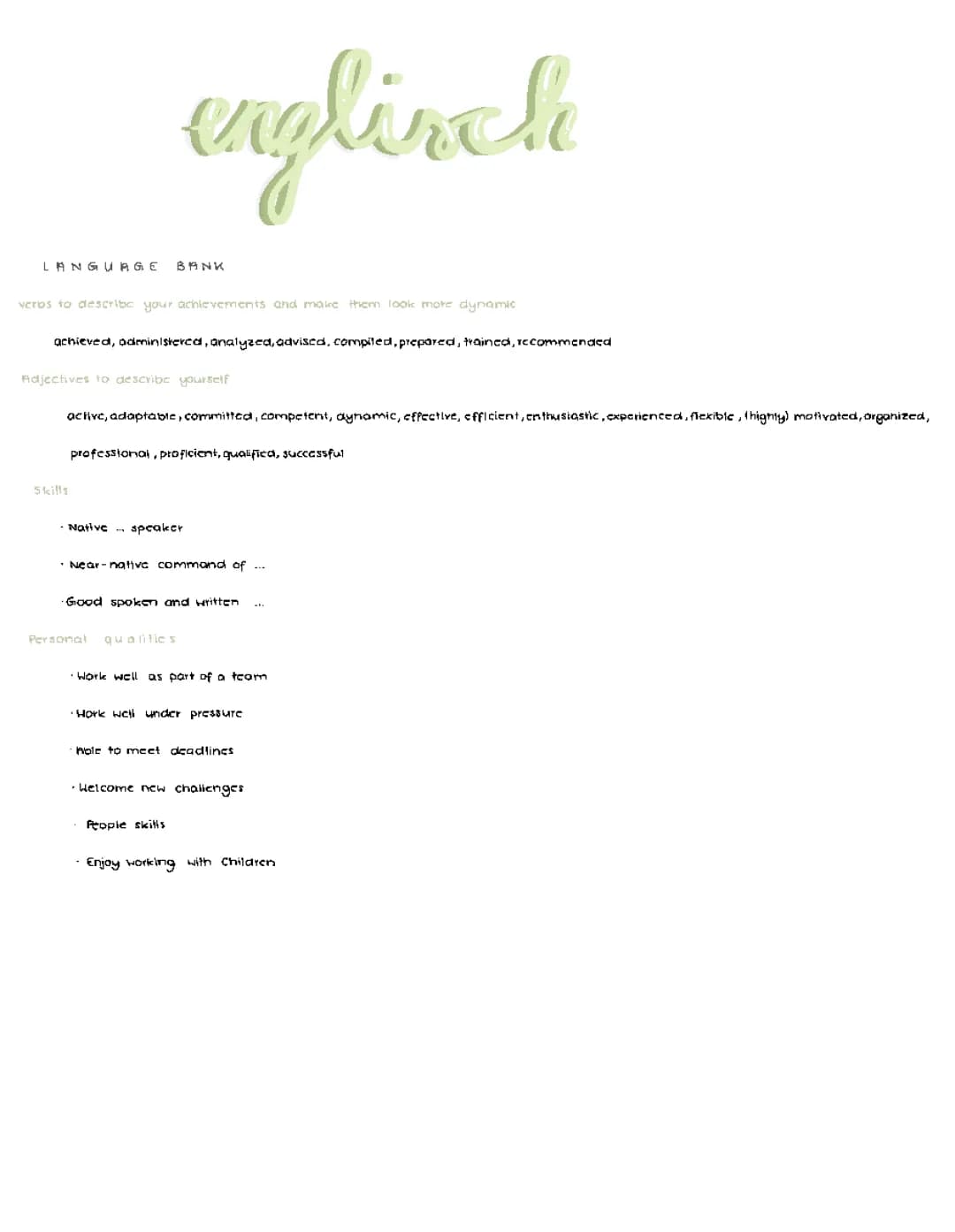  Application letter 