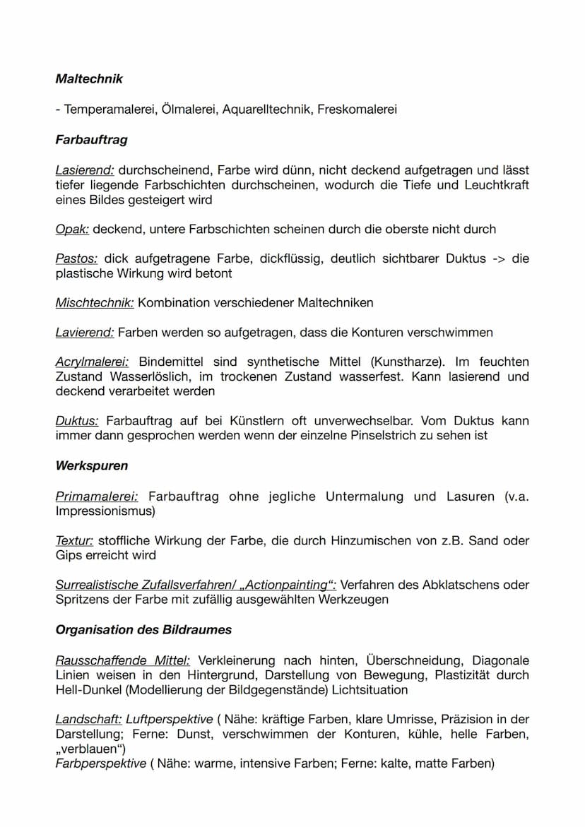 Farbe als Gestaltungsmittel
Farbkonzept:
Koloristisch: beruht auf einer buntfarbigen Farbwahl und setzt Farbe bzw. Farbkontraste
als vorrang