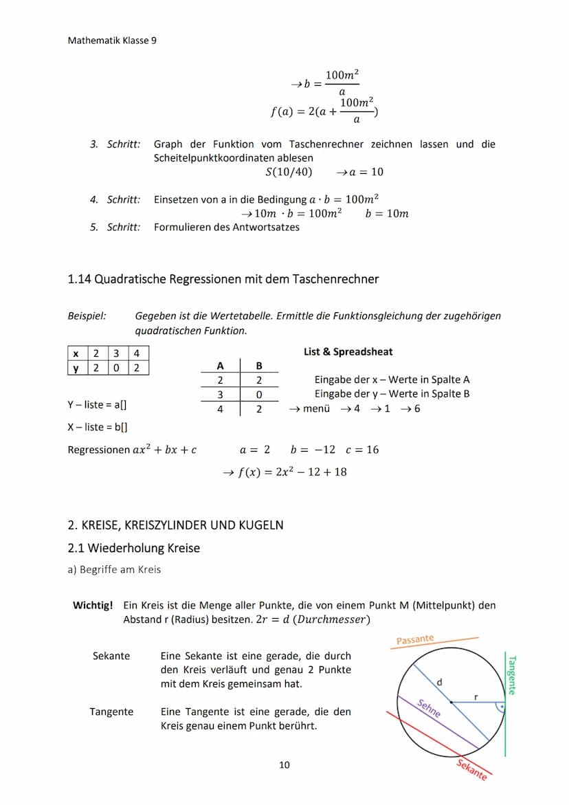 Mathematik Klasse 9
1. POTENZIEREN, RADIZIEREN UND POTENZGESETZTE
1.1 Wiederholung der Grundlagen
Wichtig!
Beispiel:
Wichtig!
Beispiel:
Beac