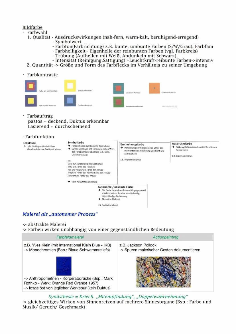 Unterscheidung von Malereien
1. nach Art des Bildträgers (Wand-, Tafel-, Buchmalereien u.a.)
2. Nach der Technik (Fresco-, Secco-, Tempera-,