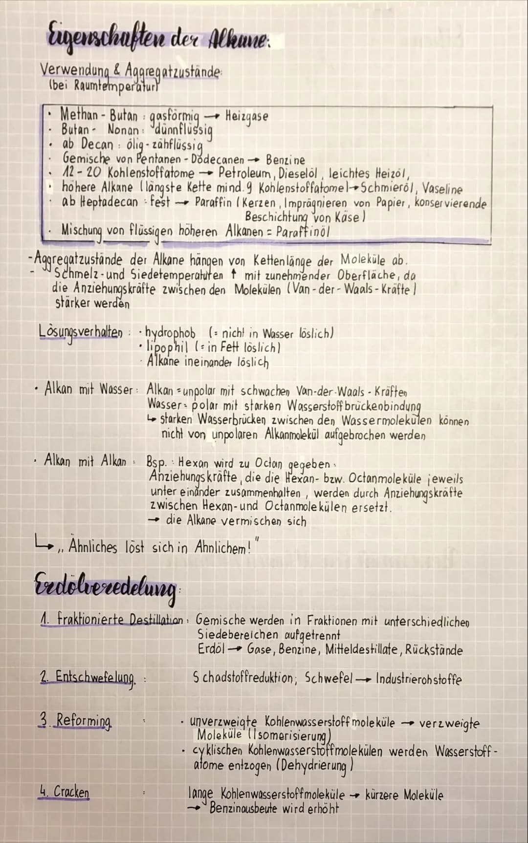 Mohlenwasser-
stoffe
methan
Eigenschaften farblos, geruchslos, Gas, geringere Dichte als Luft, blaue
Flamme beim Verbrennen
Verwendung wicht