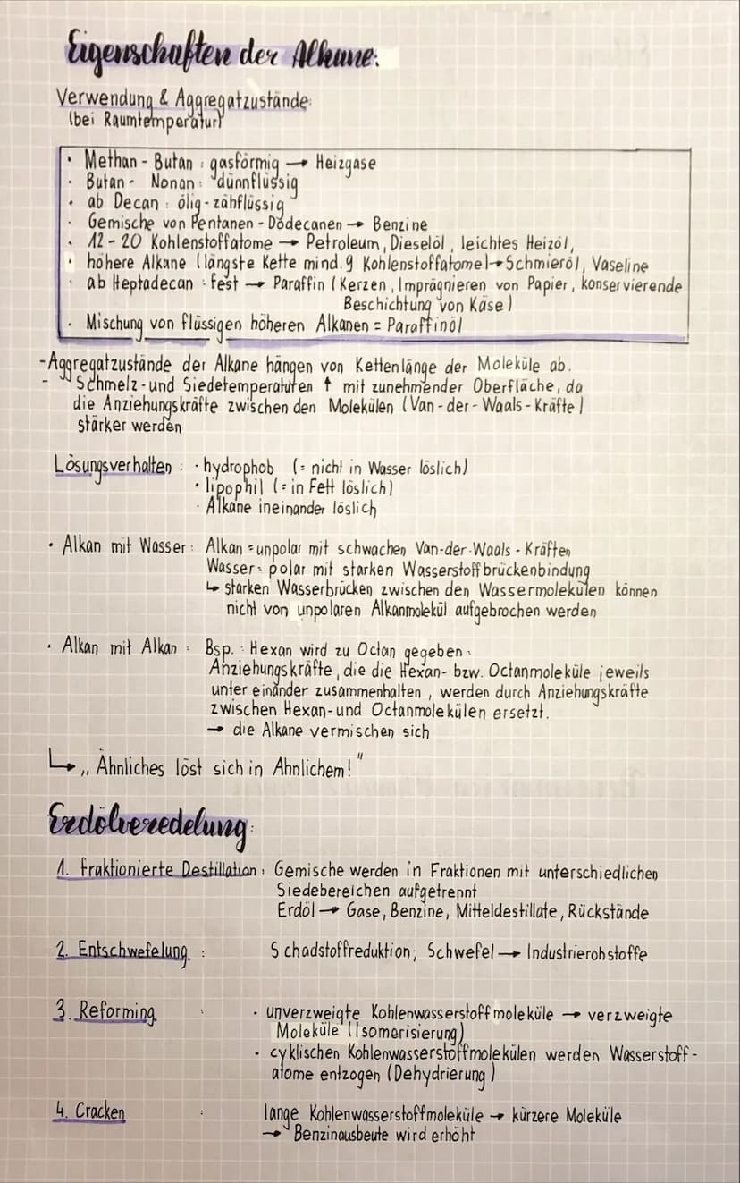 Mohlenwasser-
stoffe
methan
Eigenschaften farblos, geruchslos, Gas, geringere Dichte als Luft, blaue
Flamme beim Verbrennen
Verwendung wicht