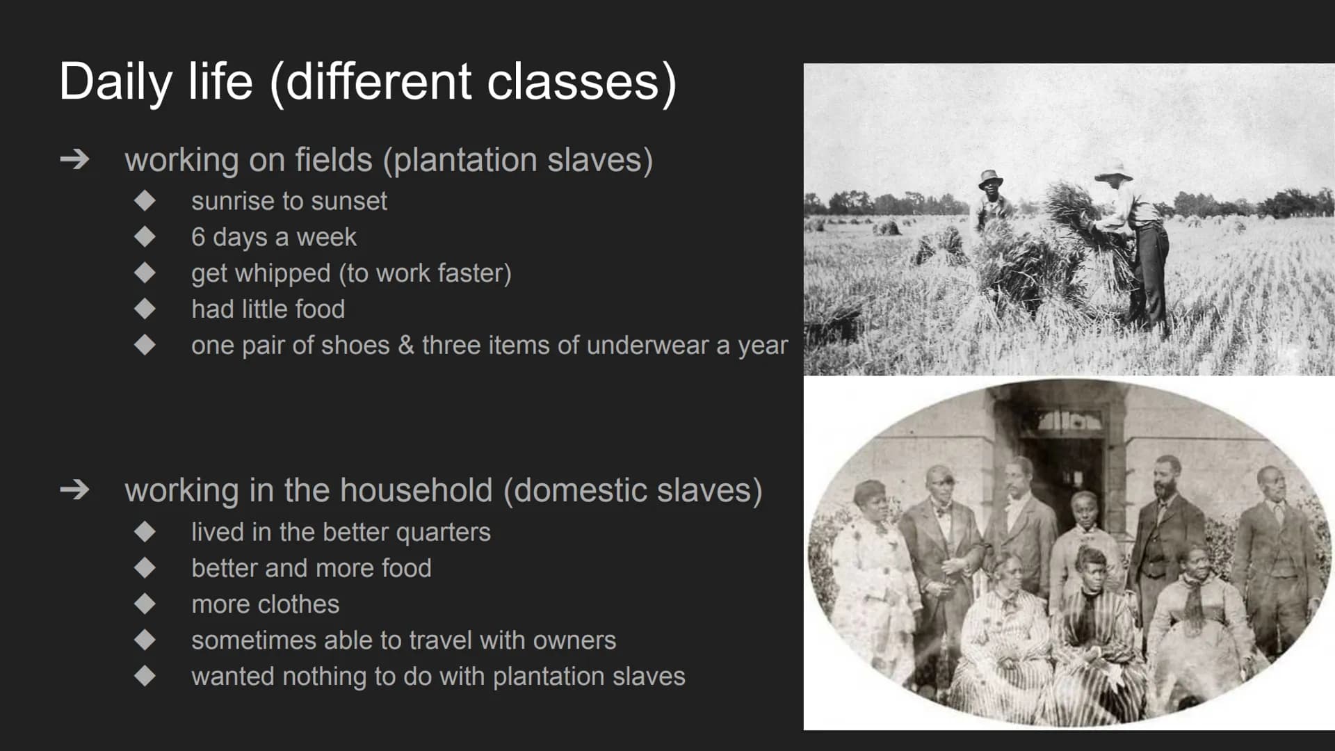 Slavery in America Structure
history of slavery in the USA
➜
→ living conditions
daily life
effects
Where can we see Slavery
nowadays?
alany