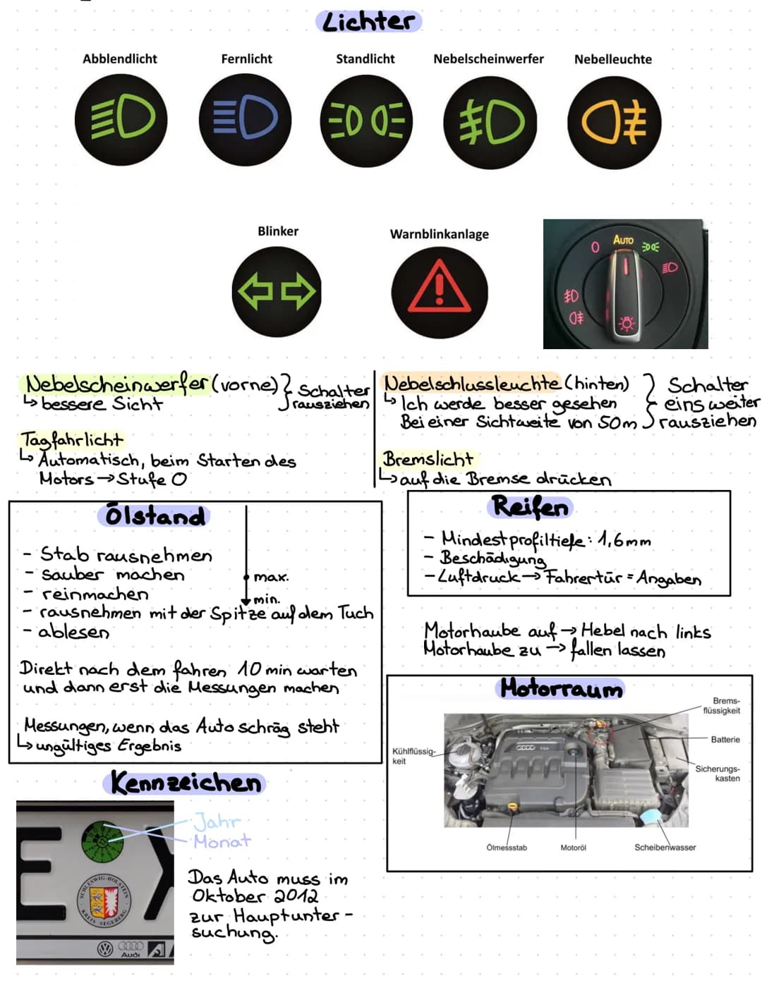 Abblendlicht
- Stab rausnehmen
Sauber machen
Nebelscheinwerfer (vorne) ?
L bessere Sicht
Fernlicht
دا
ED ED EDO DO
Tagfahrlicht
L Automatisc