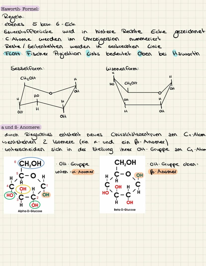 Lernzettel Chemie
Aminosäuren:
Allgemeiner Aufbau Aminosäuren:
lo
H - N
1
H
Aminogruppe
R
Struktur Glycin, Alanin:
Glycin:
& Rest
pH-Wert:
H