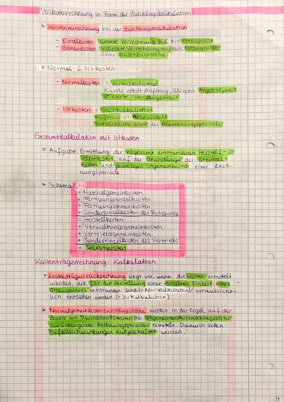 Wirtschaft KA2 ug un as
Kostenarten nach der Zurechnung auf die Kostenträger
Einzelkasten:
= Kosten, die sich aufgrund von Belegen (Stuckloh