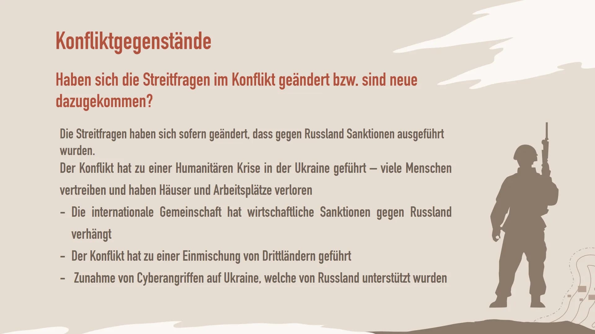 Der Ukraine Krieg Konfliktanalyse Konfliktgegenstände
Was ist der Kern des Konflikts?
Der Kern des Konflikts ist die sogenannte Krim Krise, 