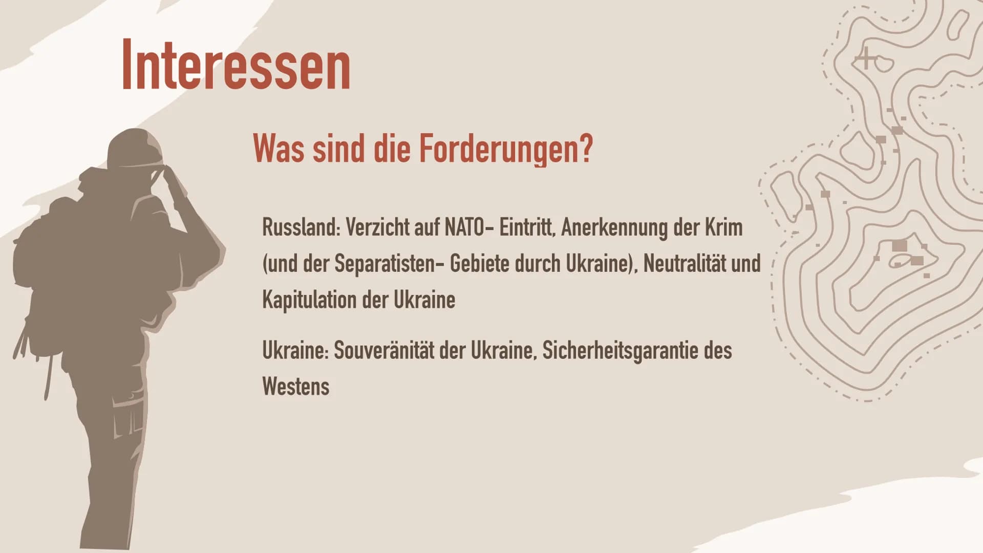 Der Ukraine Krieg Konfliktanalyse Konfliktgegenstände
Was ist der Kern des Konflikts?
Der Kern des Konflikts ist die sogenannte Krim Krise, 