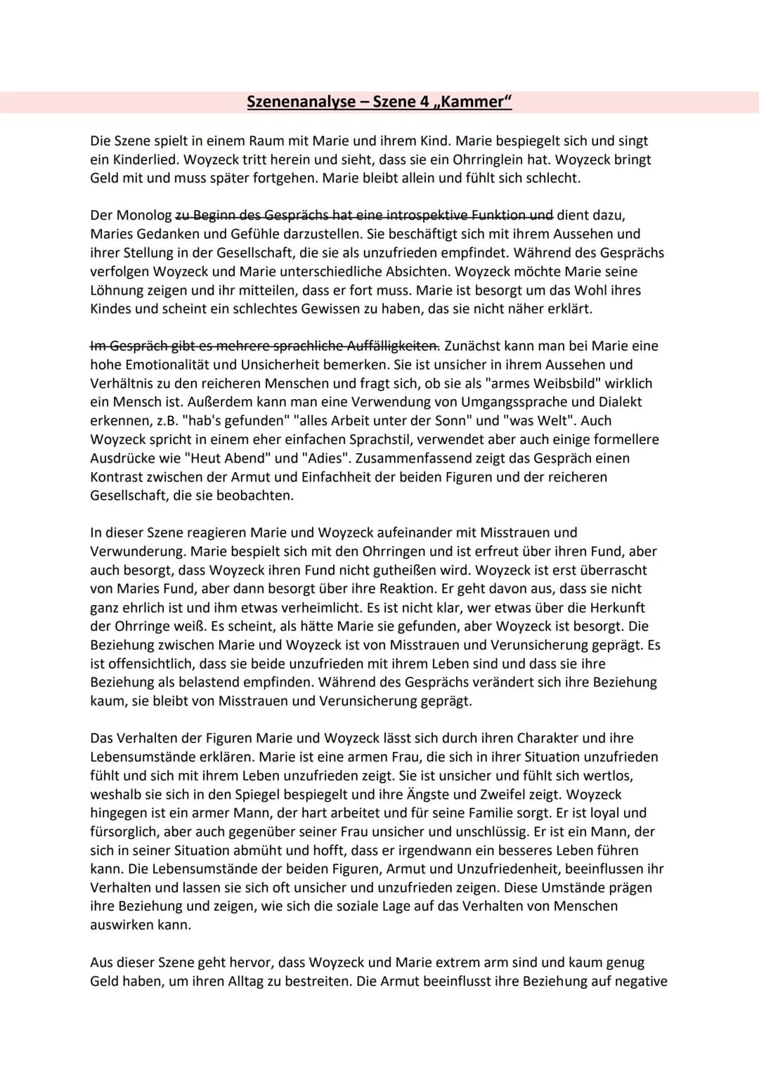 Rollenbiografien (Woyzeck)
Wer bist du?
Ich bin woyzeck, ein Soldat una armer Taglöhner
In welcher Beziehung stehst du zu den anderen Figure
