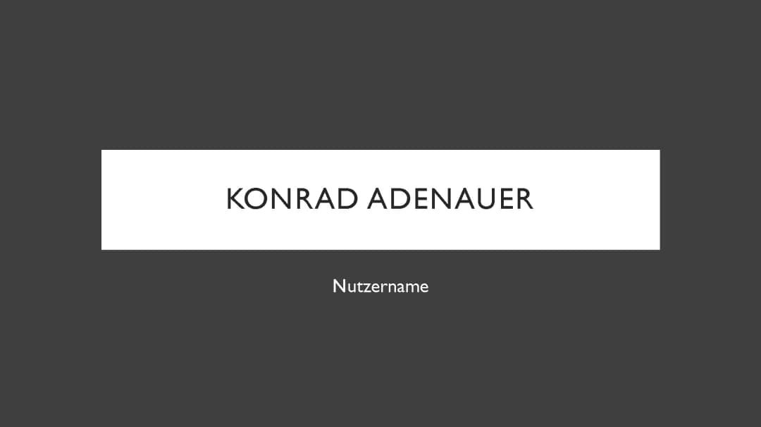 Konrad Adenauer