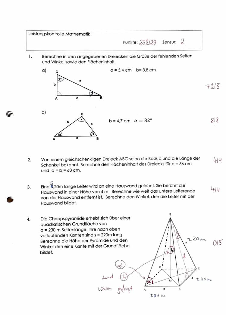 Know Test Algebraisches Lösen geometrischer Probleme thumbnail