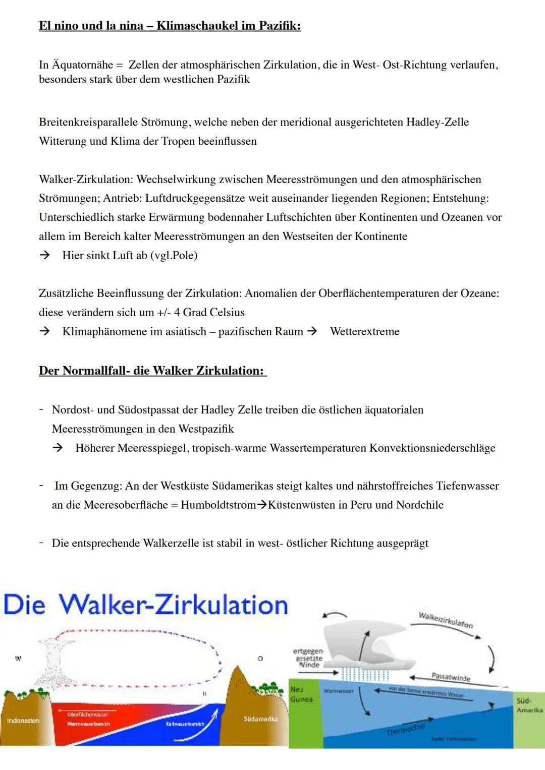 Erdkunde Zusammenfassung
10/11 marine Zirkulation
12/13 Aufbau Atmosphäre
26/27 El Nino
28-31 Wettergeschehen
38/39 Interpretation Klimadiag