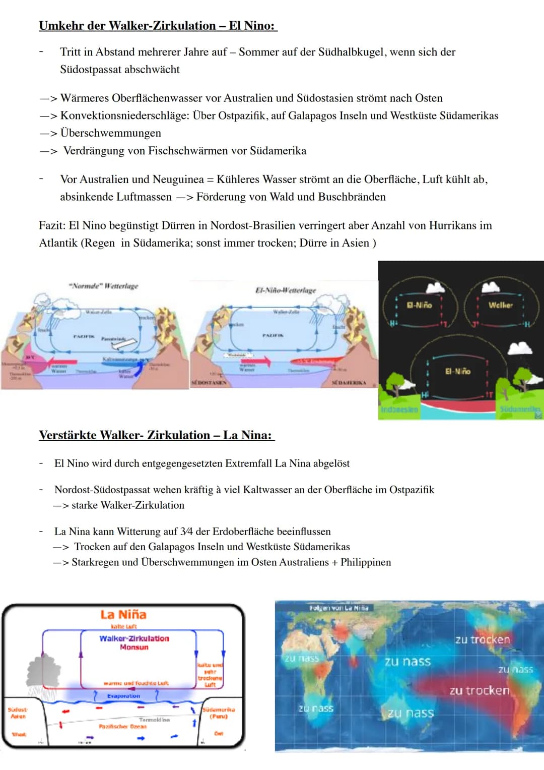 Erdkunde Zusammenfassung
10/11 marine Zirkulation
12/13 Aufbau Atmosphäre
26/27 El Nino
28-31 Wettergeschehen
38/39 Interpretation Klimadiag