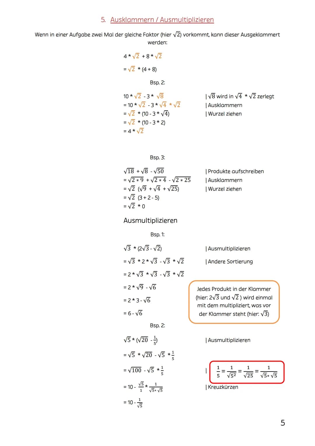 Lernzettel Klasse 9 Arbeit - 1. Halbjahr
Themen:
1. Mengen
2. Wurzelgesetze
3. Quadratzahlen
4. Generelles zu Wurzeln
5. Ausklammern / Ausmu