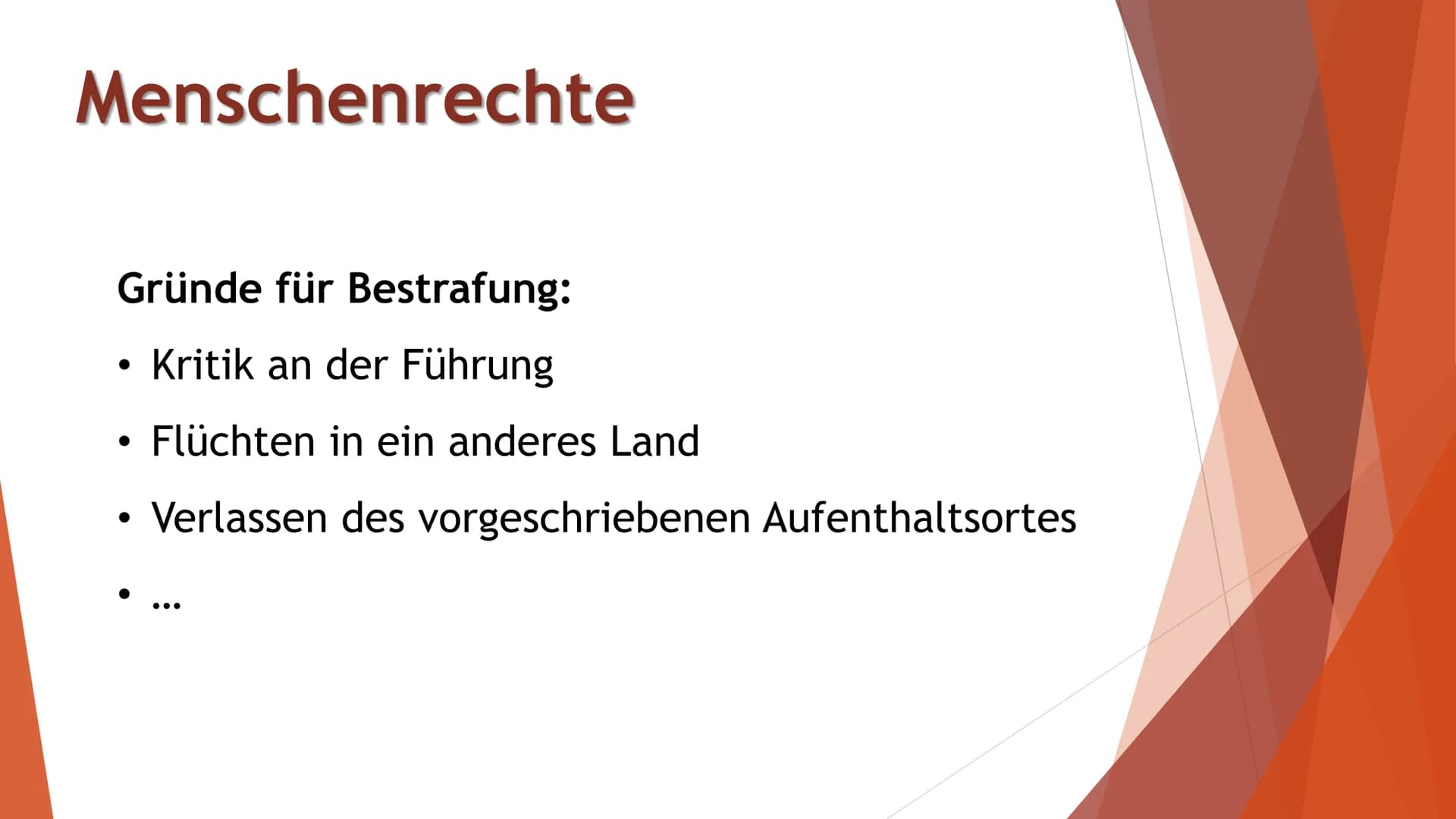 https://www.youtube.com/watch?v=D_r5RulyEX8 Politik
Menschenrechte
Kim Il-sung
https://en.wikipedia.org/wiki/Kim Il-sung https://de.wikipedi