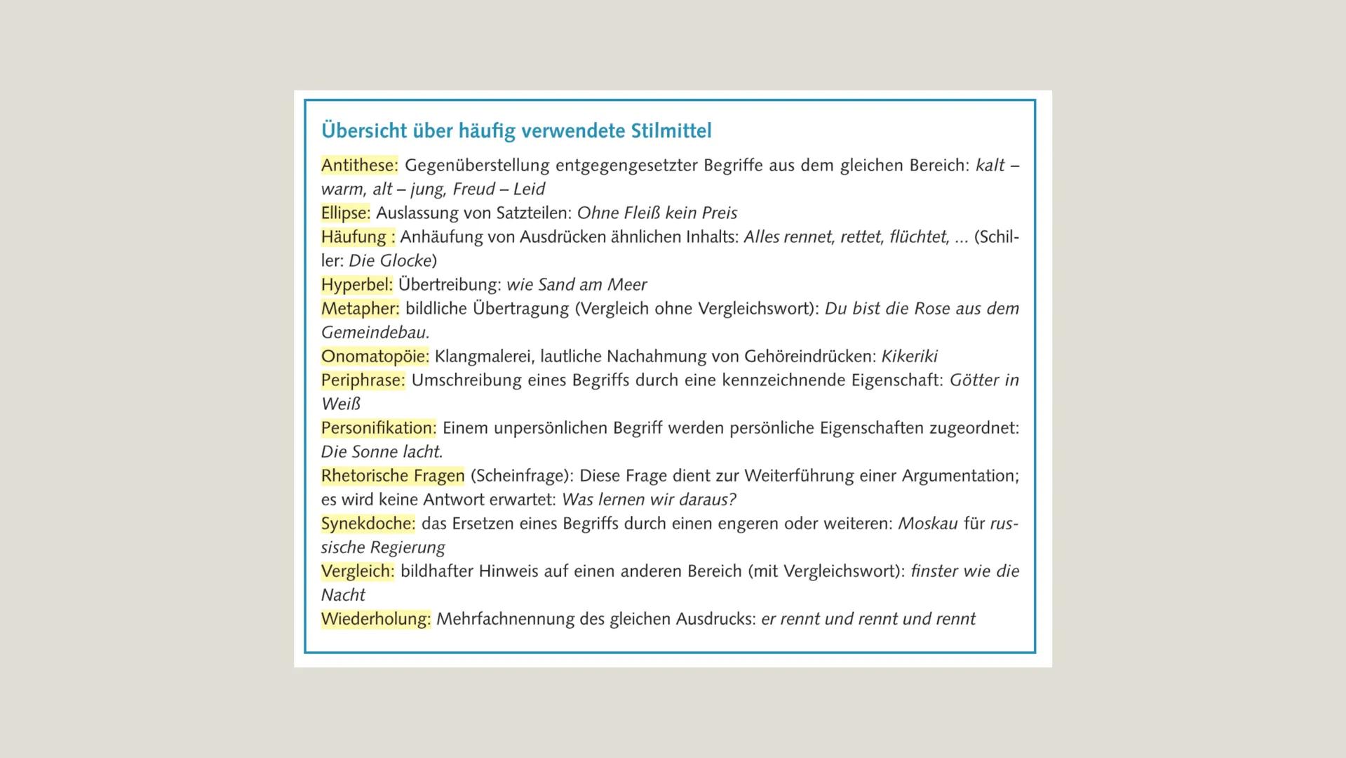 Literaturgeschichte
Das Barock
17. Jahrhundert Geschichtlicher Hintergrund
Religiöse und politische Konflikte herrschen vor
• Gegensätze zwi