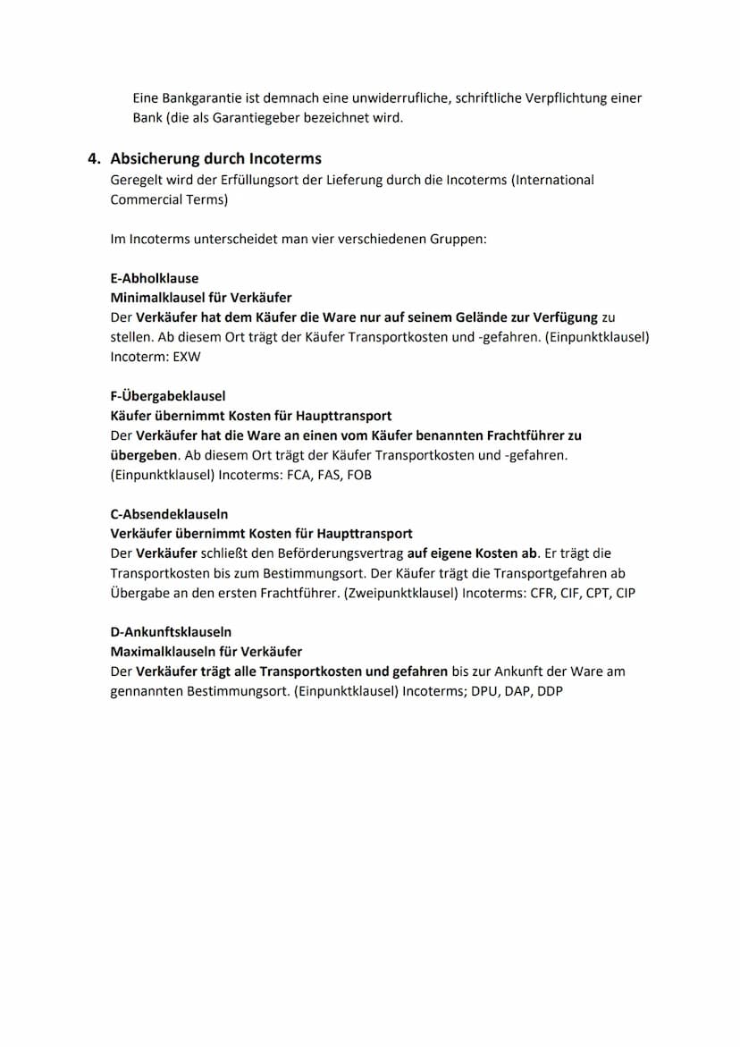 BW-Schularbeit
Internationale Geschäftstätigkeit:
1. Bedeutung des Außenhandels
Den Gütertausch, der innerhalb der Grenzen eines Staates sta