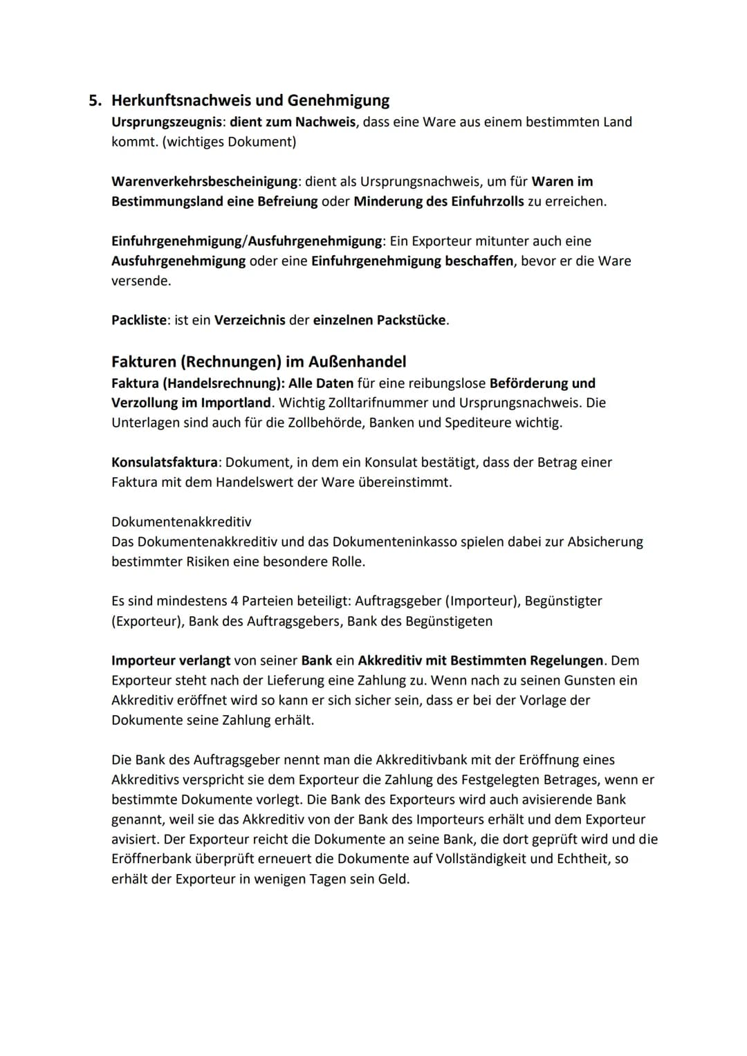 BW-Schularbeit
Internationale Geschäftstätigkeit:
1. Bedeutung des Außenhandels
Den Gütertausch, der innerhalb der Grenzen eines Staates sta