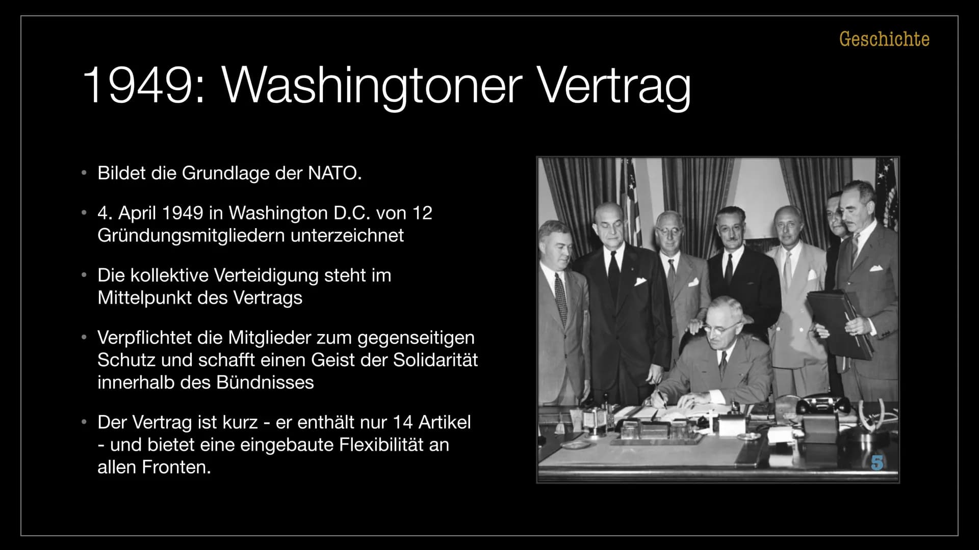 4
1
ΝΑΤΟ
North Atlantic Treaty Organization
3 Gliederung
1. Übersicht
2. Geschichte
3. Aktivitäten
4. Struktur
5. Kritik
6. Quellen ÜBERSICH