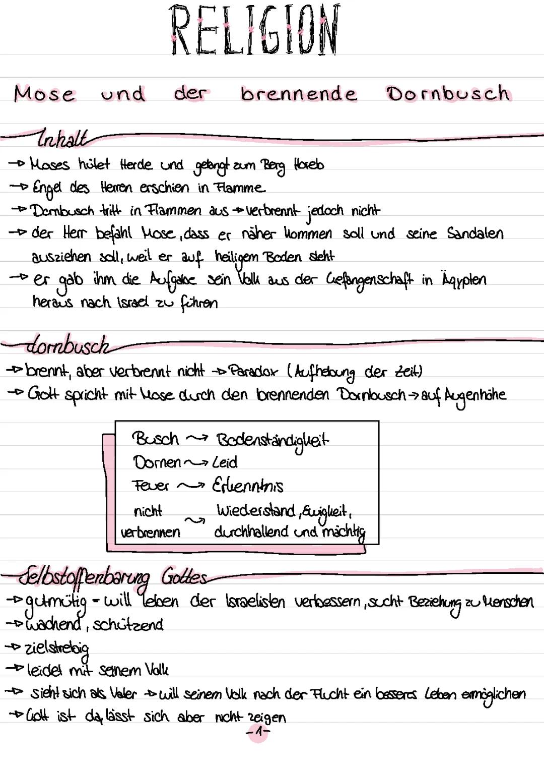 Der brennende Dornbusch 