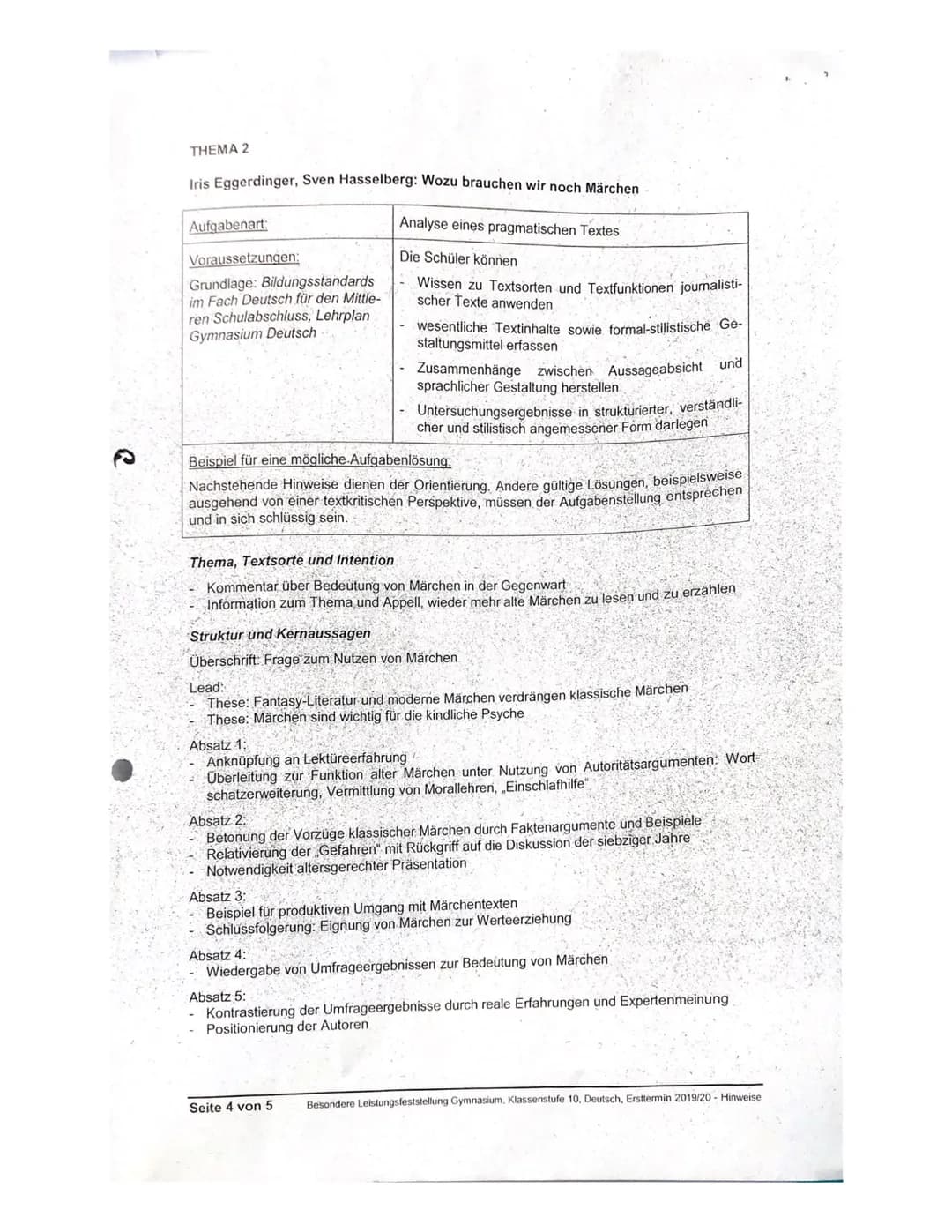 Sächsisches Staatsministerium
für Kultus
Schuljahr 2019/20
Geltungsbereich:
Schüler der Klassenstufe 10 an
allgemeinbildenden Gymnasien
Beso