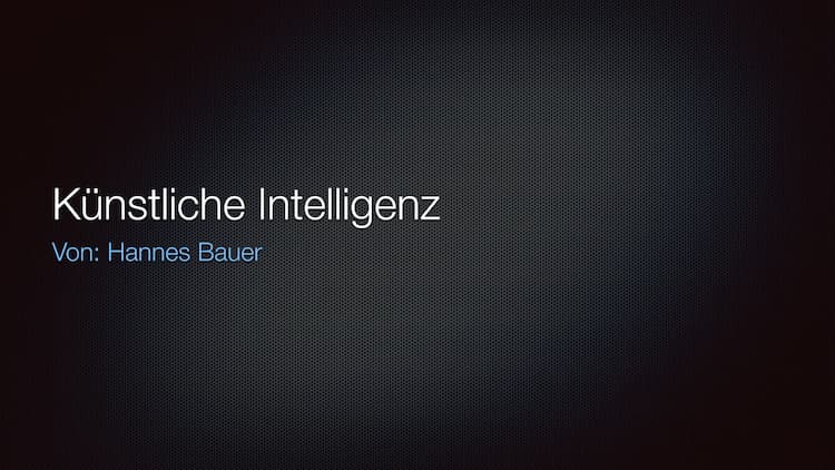 Know Künstliche Intelligenz  thumbnail