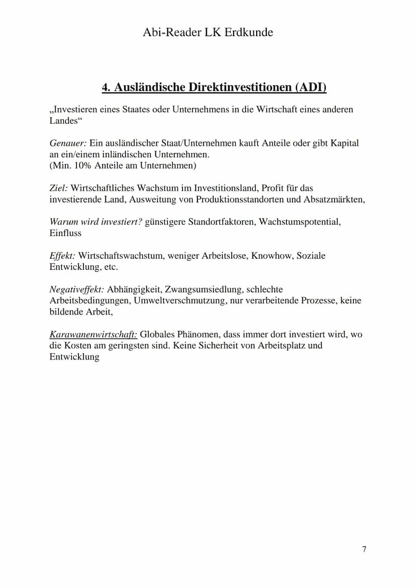 Abi-Reader LK Erdkunde
Entwicklungsländer
1. Leben in einer Welt/ Entwicklungsländer
Tragfähigkeit: Maximale Zahl der Lebewesen, die in eine