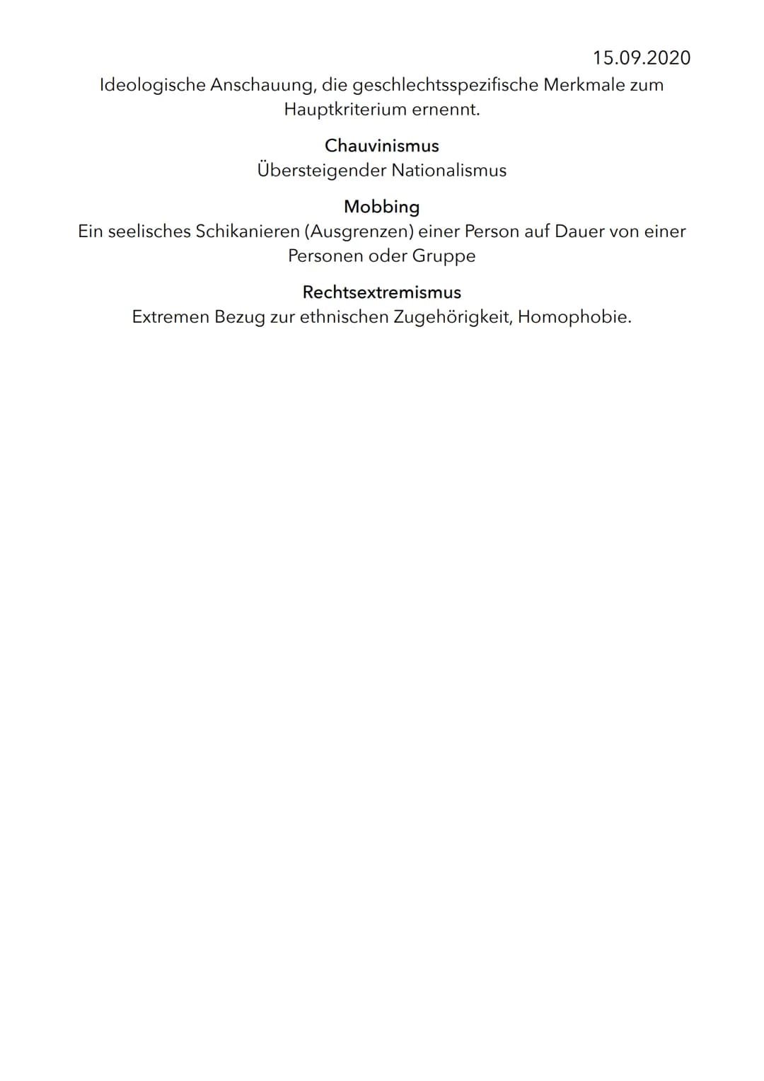 Rassismus
Definition:
Duden: verscheiden kulturelle Herkunft, unterschiedliche biologische
Merkmale
HumanRights: unterschiedliche genetische