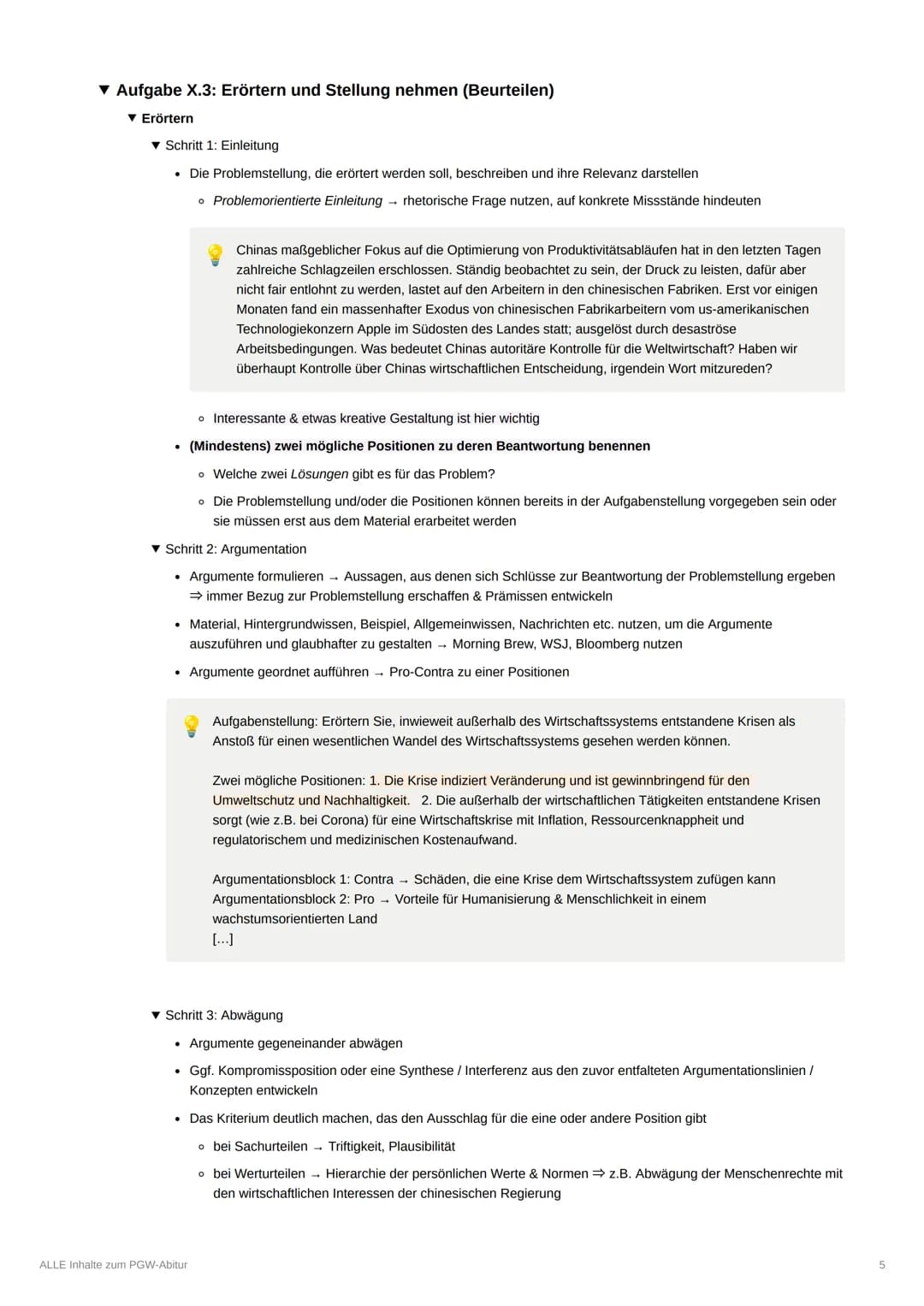ALLE Inhalte zum PGW-Abitur
▼ Methodik&Operatoren
Eine Gesamtaufgabe bezieht sich immer auf ein Semesterthema. Aufgabe 1 in der Abiturklausu