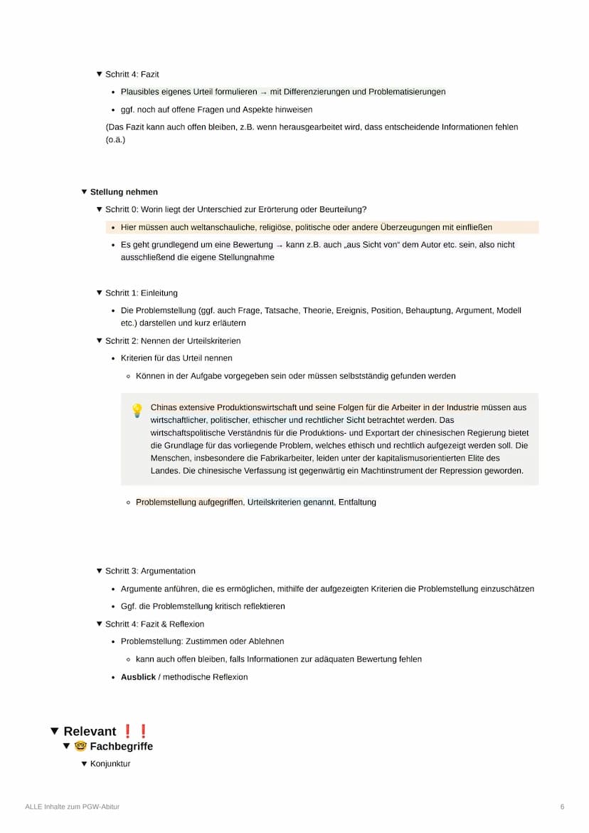 ALLE Inhalte zum PGW-Abitur
▼ Methodik&Operatoren
Eine Gesamtaufgabe bezieht sich immer auf ein Semesterthema. Aufgabe 1 in der Abiturklausu