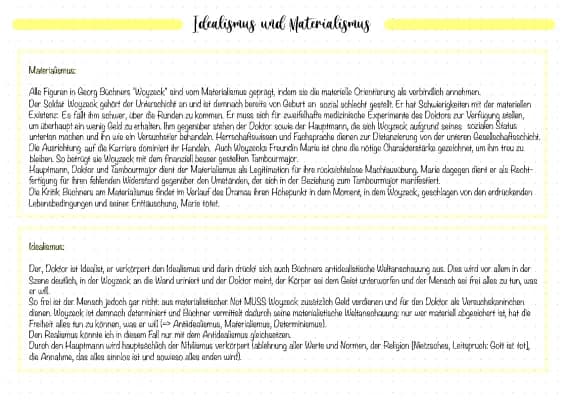 Know Woyzeck - Idealismus und Materialismus thumbnail
