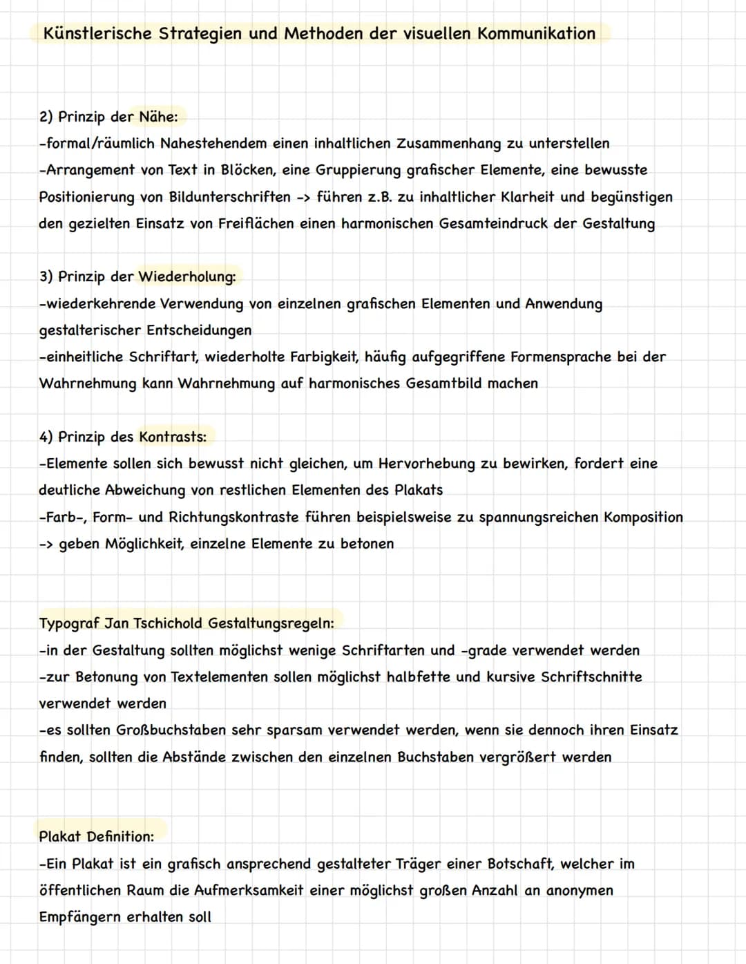 Künstlerische Strategien und Methoden der visuellen Kommunikation
Kiss-Formel:
K Keep
I it
S short and
S simple/stupid
-beschreibt die inhal