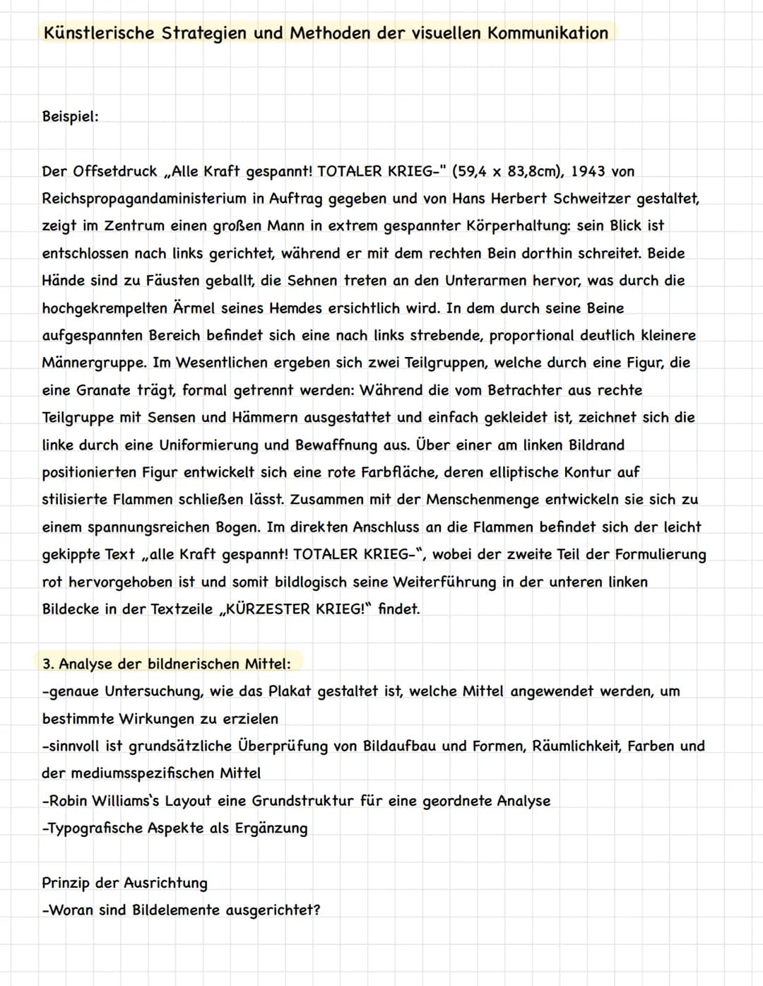 Künstlerische Strategien und Methoden der visuellen Kommunikation
Kiss-Formel:
K Keep
I it
S short and
S simple/stupid
-beschreibt die inhal
