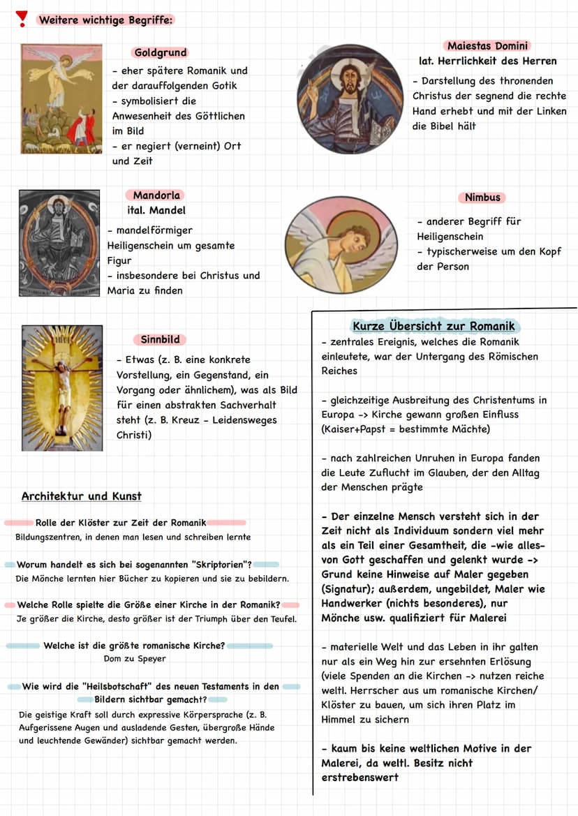 Bildende Kunst, Zusammenfassung (Romanik + Renaissance)
HP1, 1. Kursarbeit
Wortursprung im Namen der Stadt "Rom"
Wichtige Aspekte der Romani