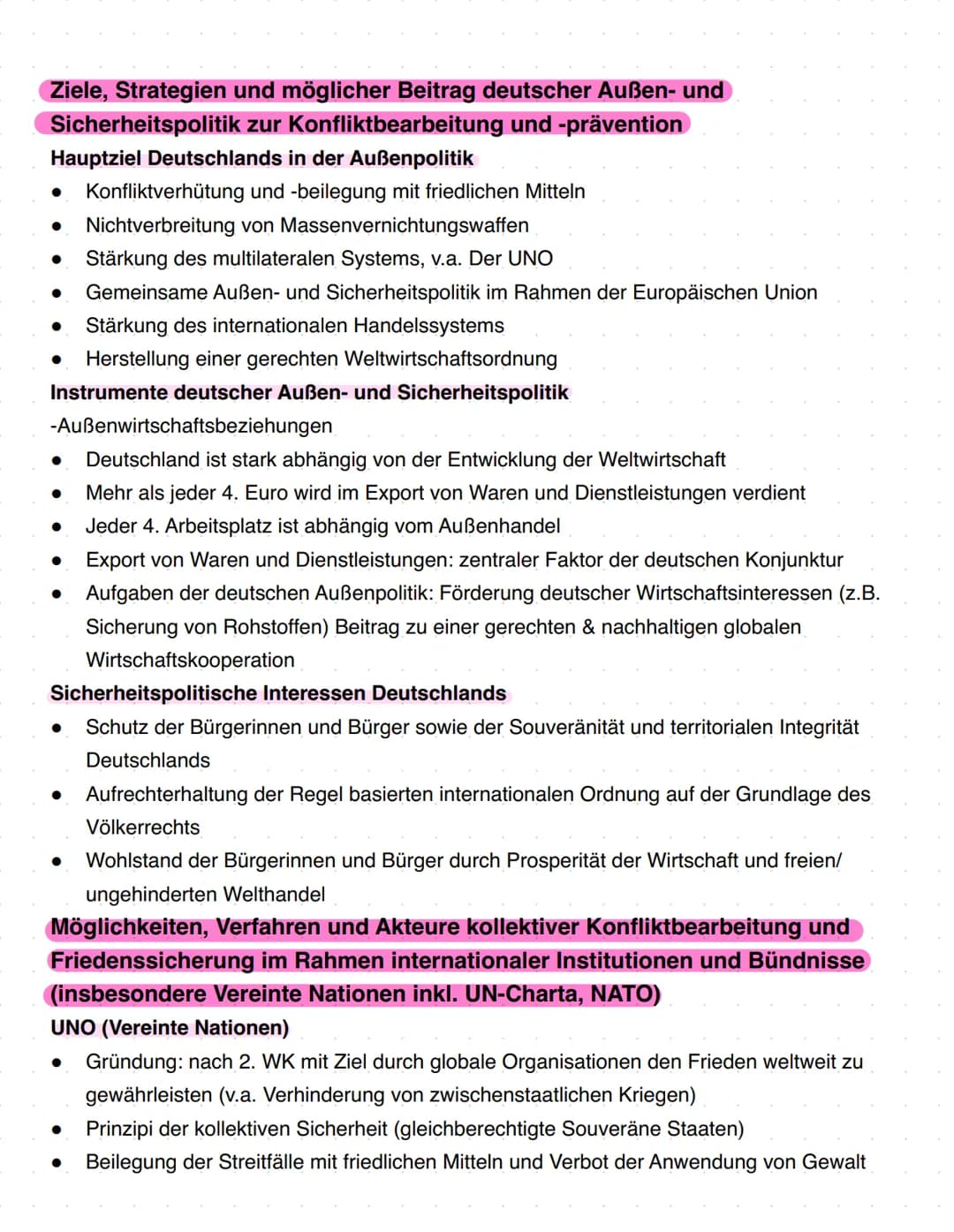 Politik und Wirtschaft Q3
Q3.1 Internationale Konflikte und Konfliktbearbeitung in einer differenzierten
Staatenwelt
Analyse eines aktuellen