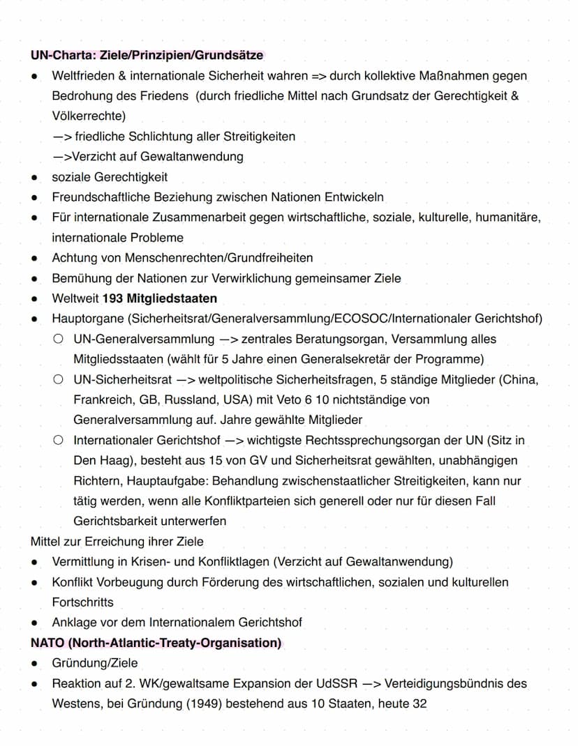 Politik und Wirtschaft Q3
Q3.1 Internationale Konflikte und Konfliktbearbeitung in einer differenzierten
Staatenwelt
Analyse eines aktuellen