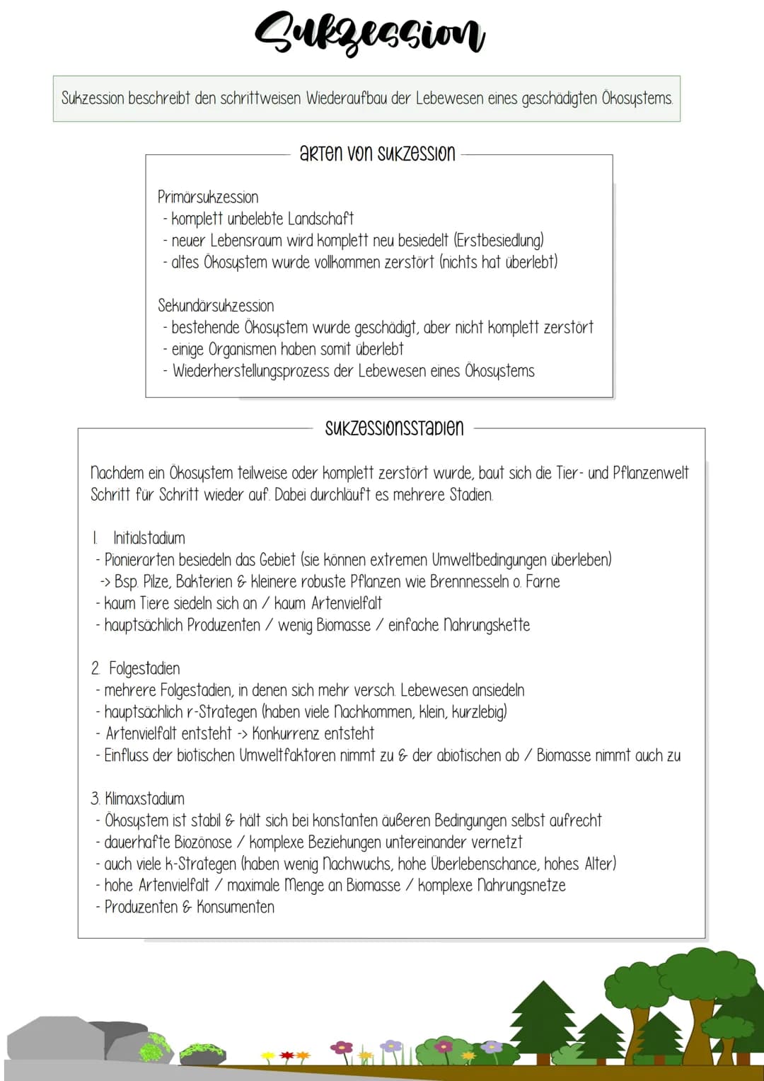 Biologie
ÖKOLOGIE Ökologie
Umweltfaktoren und ökologische
Potenz
Dynamik von Populationen
Stoffkreislauf und Energiefluss
Mensch und Ökosyst