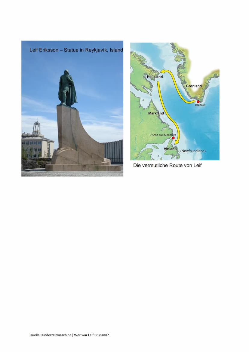 Gliederung:
•
●
●
●
●
Biografische Daten
Allgemeines
Seefahrten
Zurück auf Grönland
Zurück auf „,Vinland"
Biografische Daten:
Ehrungen
Quell