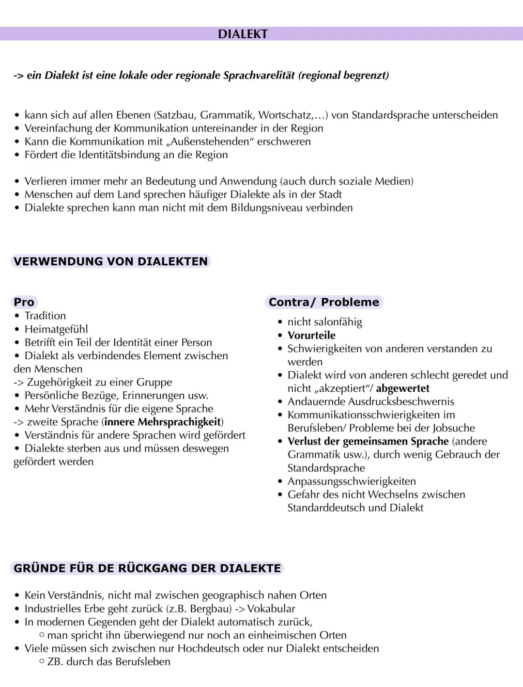 Sprachvarelitäten
ALLGEMEIN/ DEFINITION
-> Modifizierung oder Erweiterung der Standardsprache
• (Standardsprache= allgemein verbindlich, ein