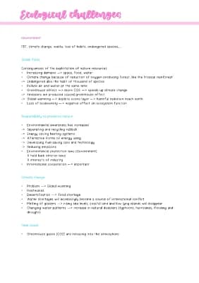 Know Ecological challenges & Sustainable lifestyle thumbnail