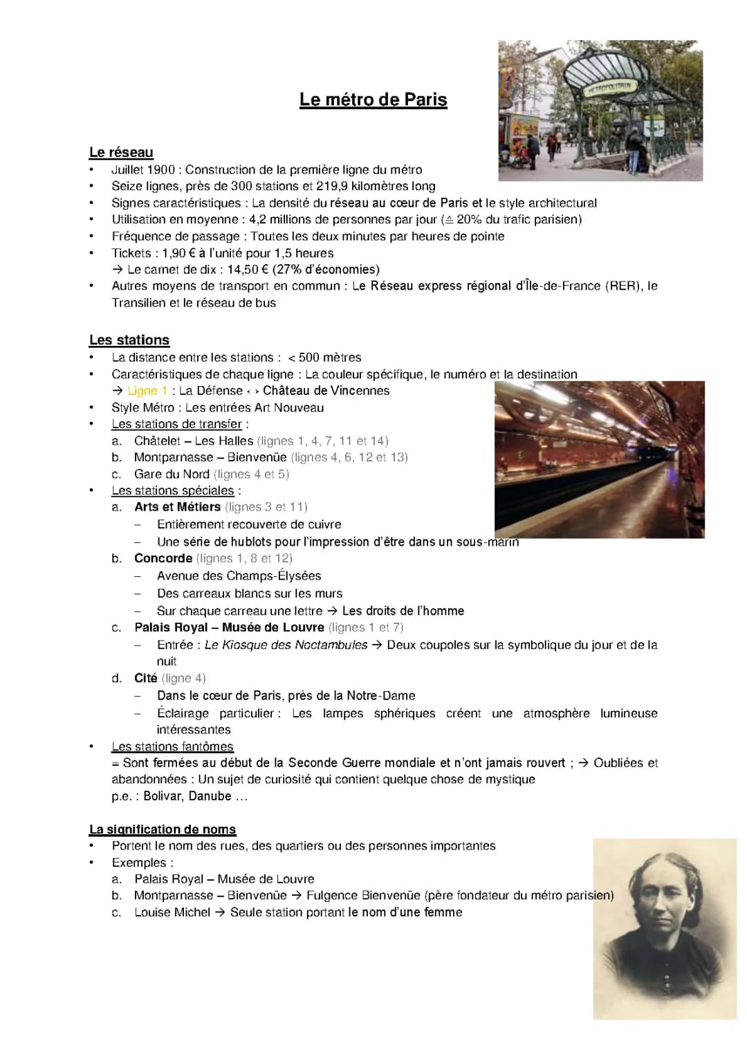 Le métro (Paris)