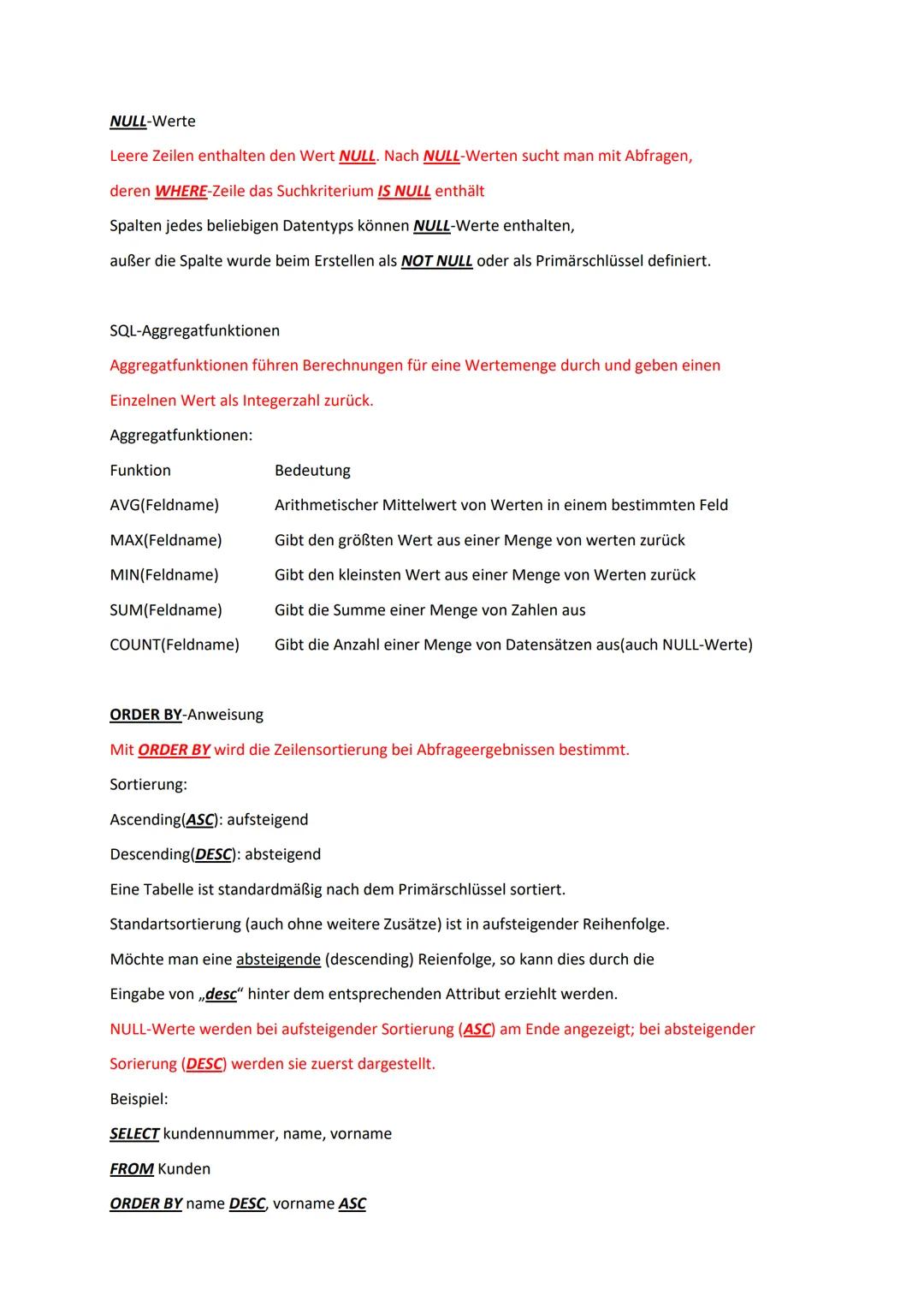 # Datenbank

Datenbanksprache SQL SQL

Von Structed Query Language = strukturierte Abfragesprache
SQL ist die bedeutendste Sprache für relat